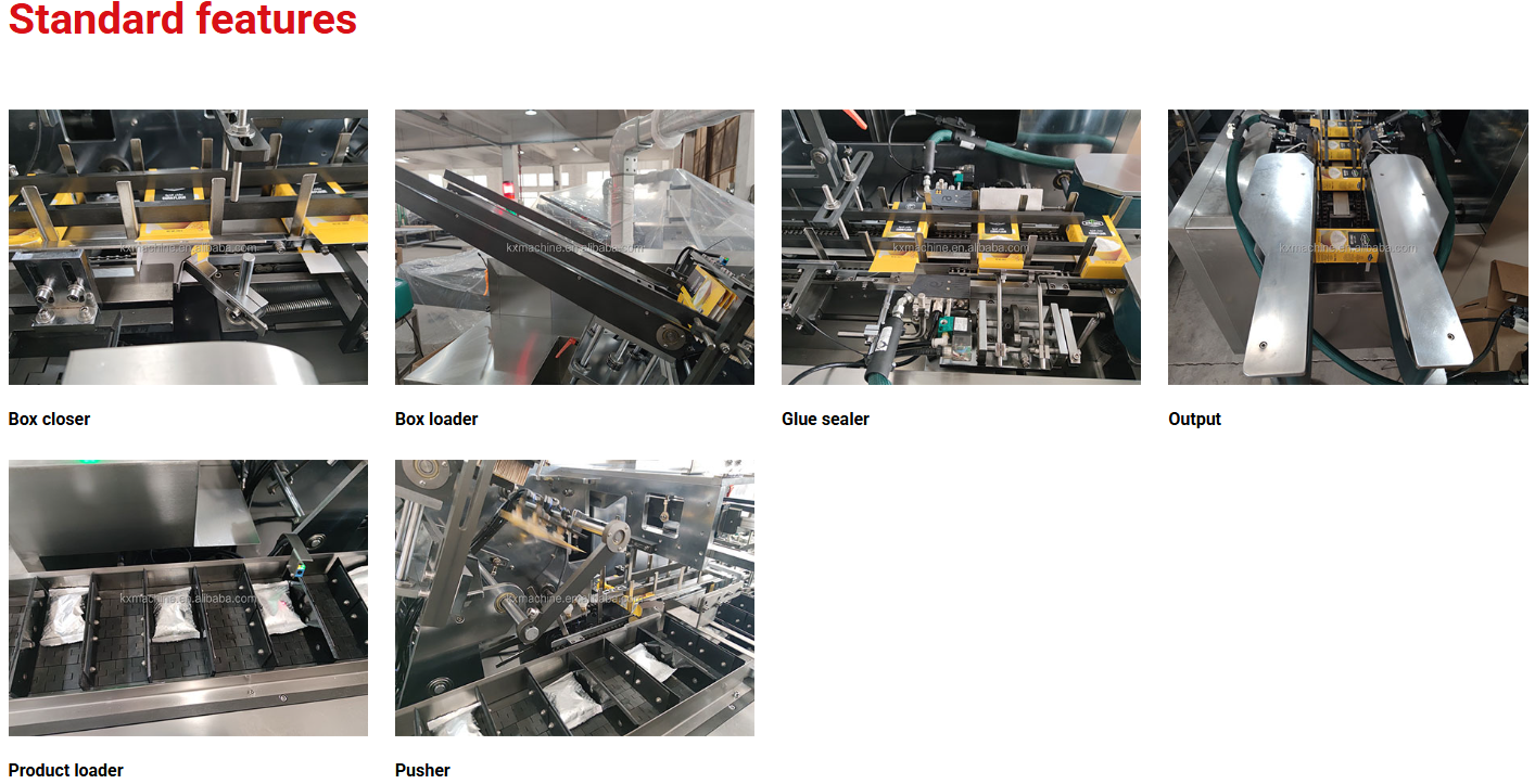 Model:KXZ-130B Automatic Bulk Food Cartoning Machine