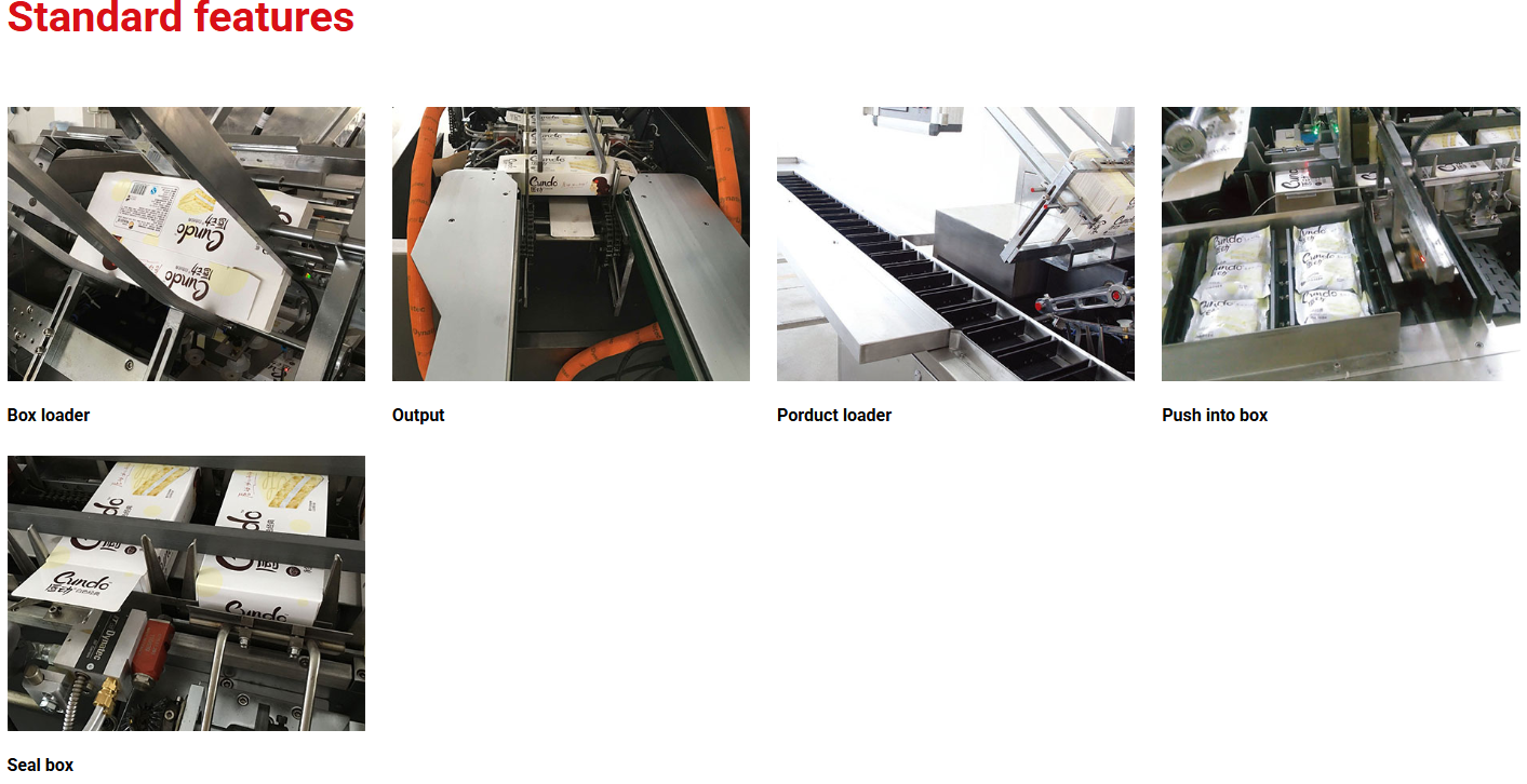 Model:KXZ-130B Automatic Tray Food Cartoning Machine