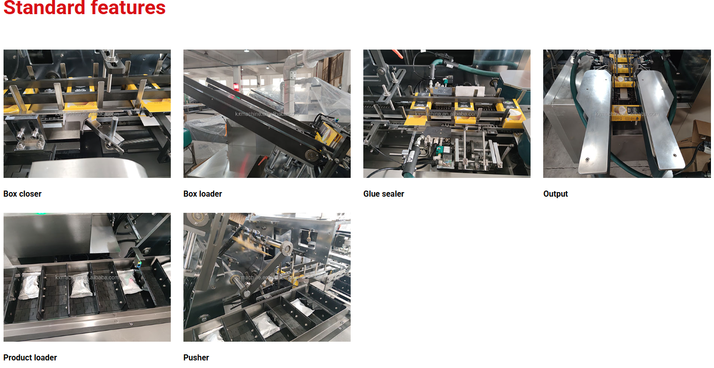 Model:KXZ-130B Automatic Flat Mask Cartoning Machine
