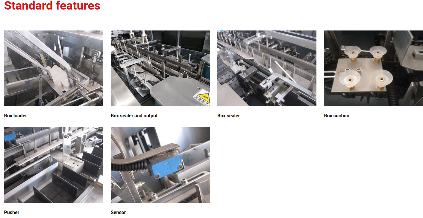 Model:KXZ-100B Automatic Blister Cartoning Machine