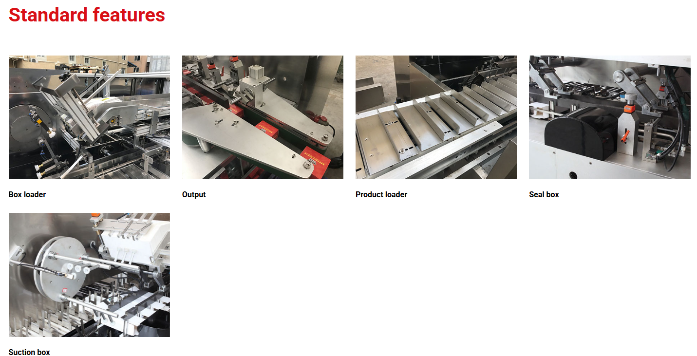 Model:KXZ-280C Automatic High Speed Small Cake Cartoning Machine