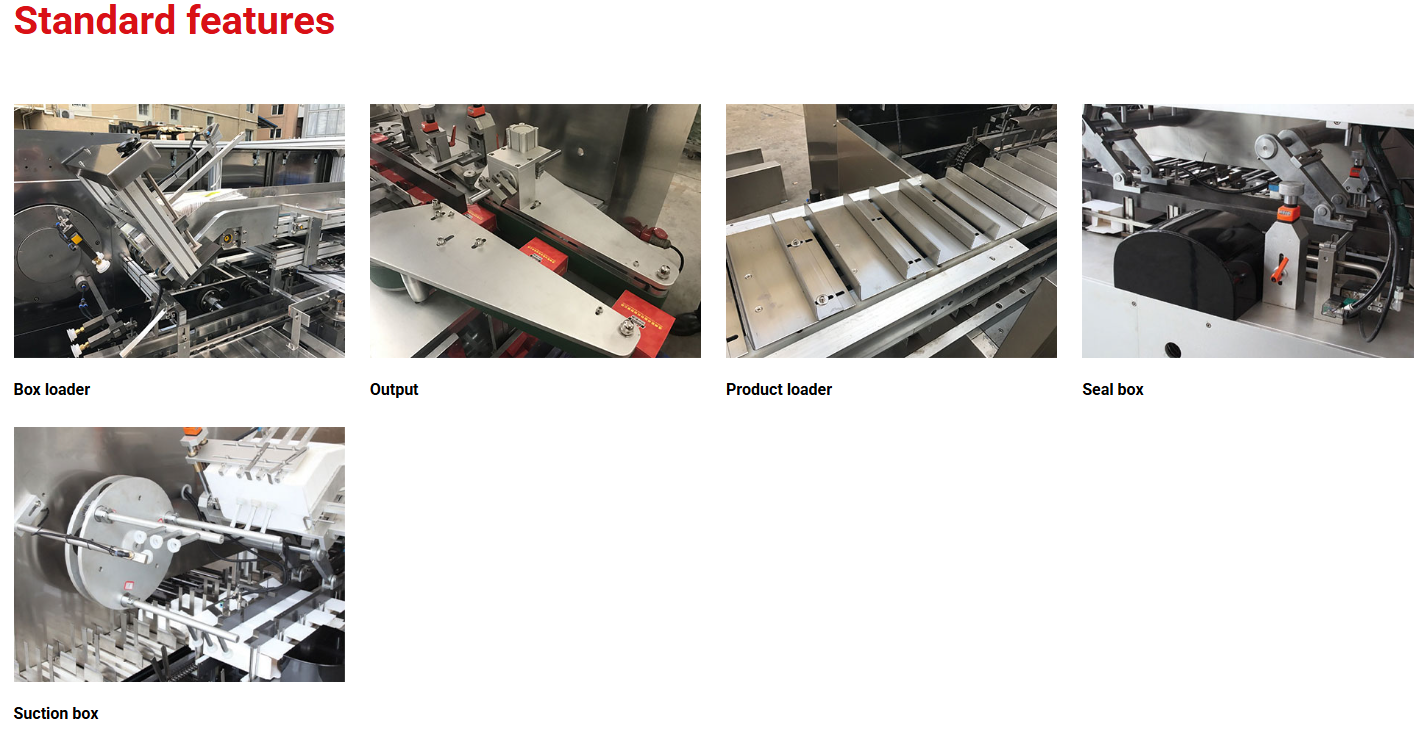 Model:KXZ-280C Automatic High Speed Tissue Paper Cartoning Machine