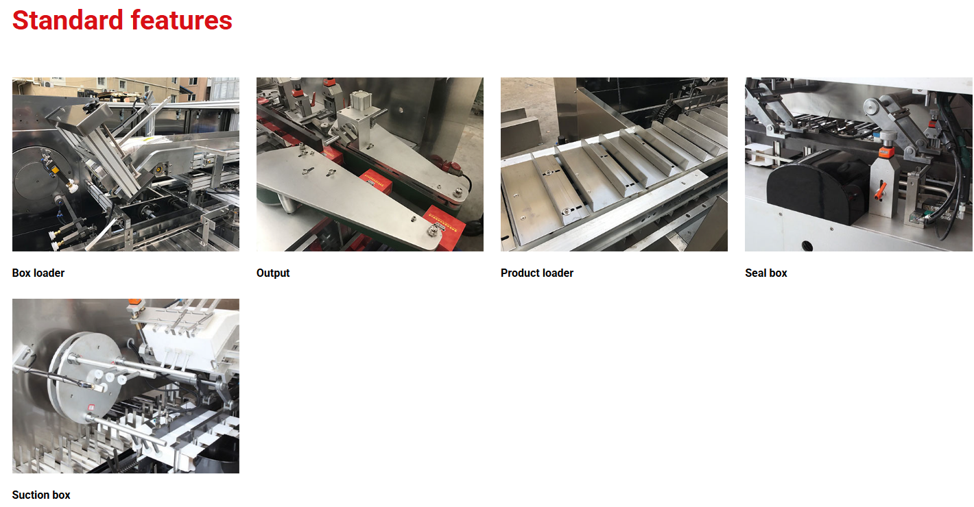 Model:KXZ-280C Automatic High Speed Condom Cartoning Machine