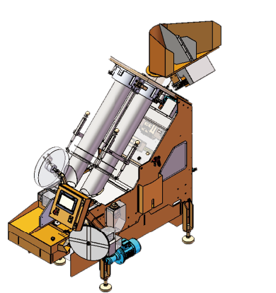 VERTICALINCLINED TUBE NET BAG MACHINE